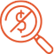 Hidden fees icon